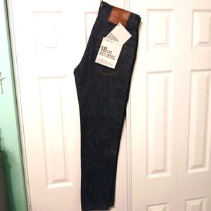 UB643 18oz Neppy Indigo Raw Selvedge Denim Jeans